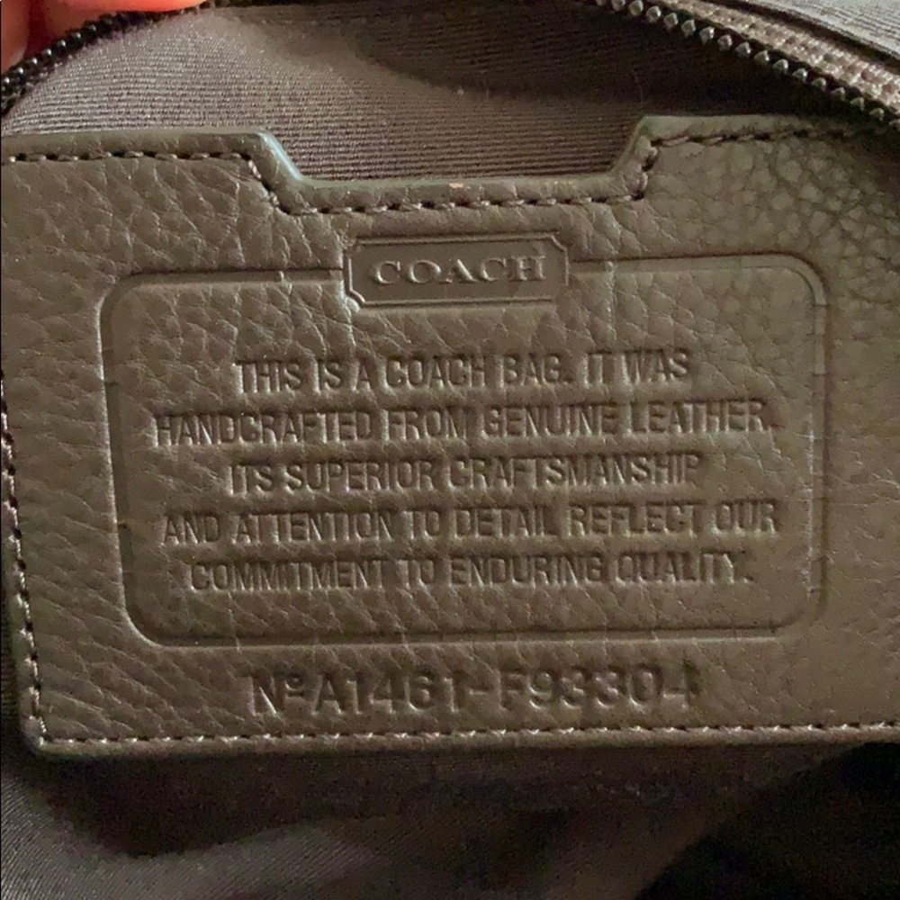 Coach Heritage Web Leather Cabin Bag - Picture 3 of 4